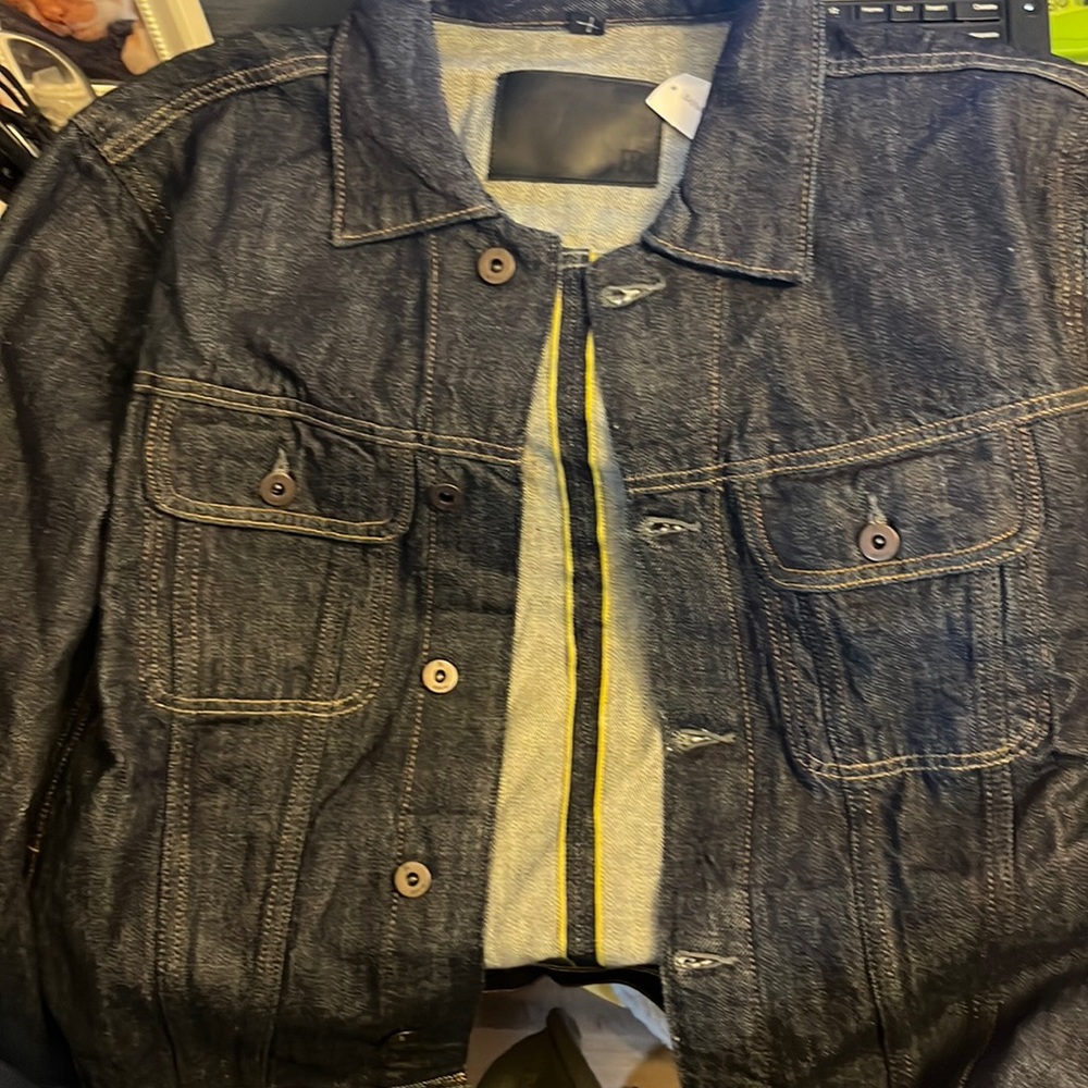 NWT Taos Rigid Selvidge Denim Jacket